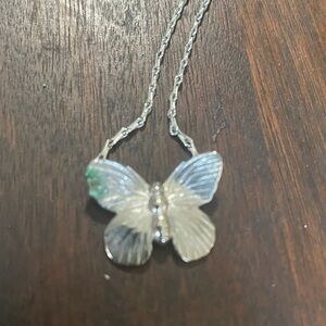 Silver Butterfly Necklace